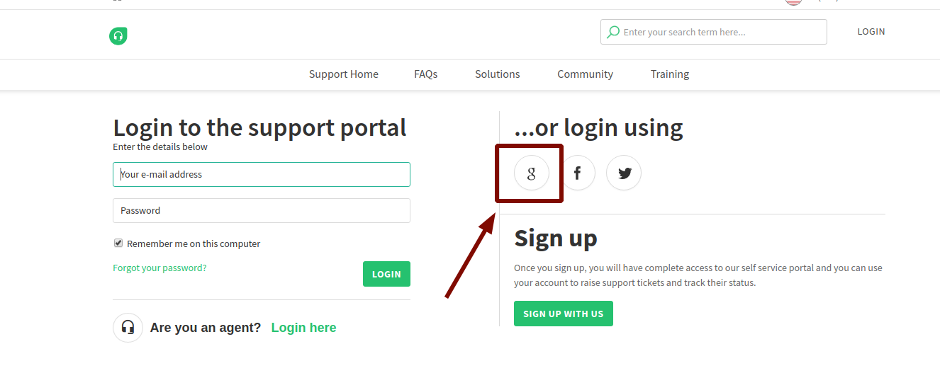 Google Social Login